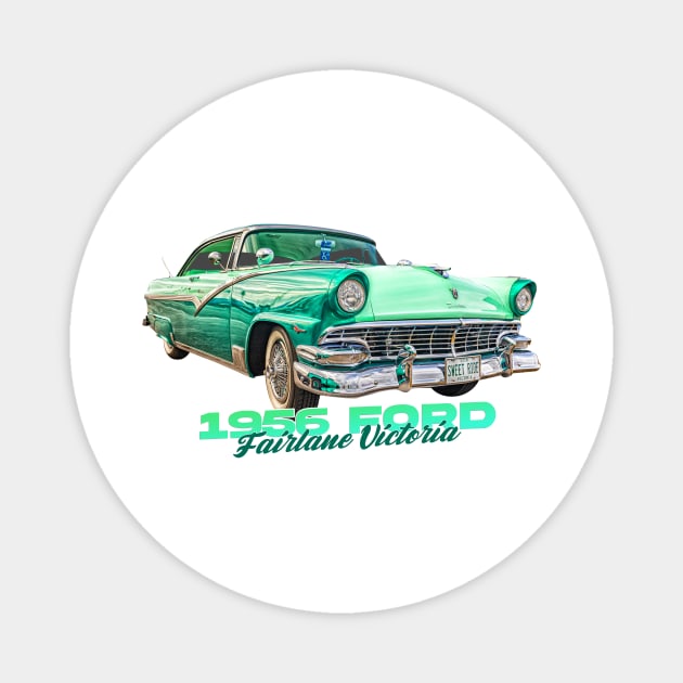 1956 Ford Fairlane Victoria Magnet by Gestalt Imagery